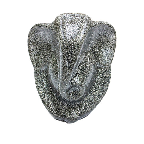 Pyrite Resin Lord Ganesha Idol – Handmade Vastu & Positive Energy Statue for Wealth, Luck & Home Déc