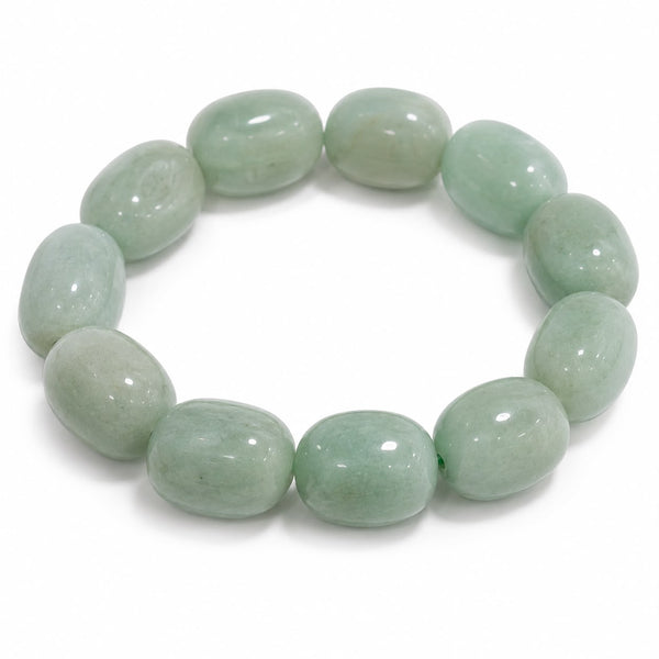 Green Aventurine Tumbled Bracelet | Natural Crystal Gemstone Bracelet