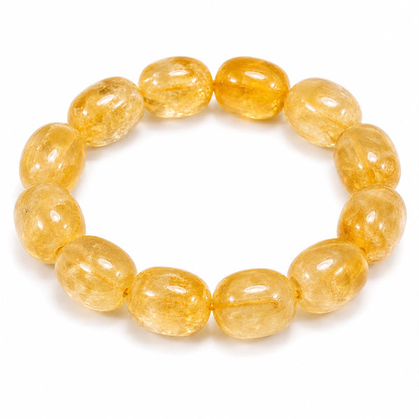 Citrine Tumbled Bracelet | Natural Crystal Gemstone Bracelet