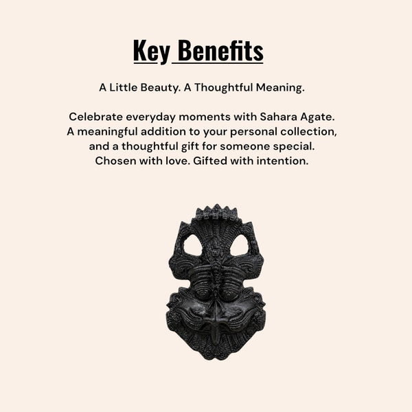 Black Kirti Mukh Wall Hanging | Traditional Entrance & Home Décor