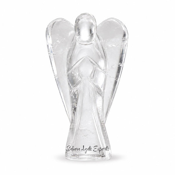 2 Inch Clear Quartz Angel