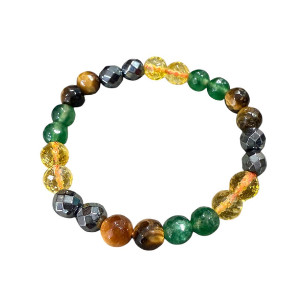 Money Megnet diamond cut crystal bracelet