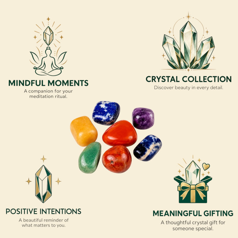7 Chakra Tumbled Stone Set