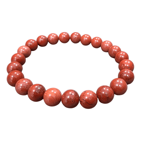 Red Jasper Bracelet 8mm – Natural Healing Crystal Beads for Energy, Protection & Balance