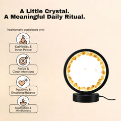Natural Citrin Raw Crystal Lamp