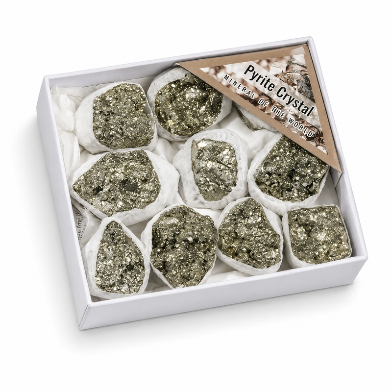Small Peruvian Pyrite Cluster in Box