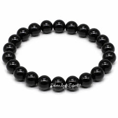 Natural Black Obsidian Bracelet 8mm | Premium Crystal Bracelet