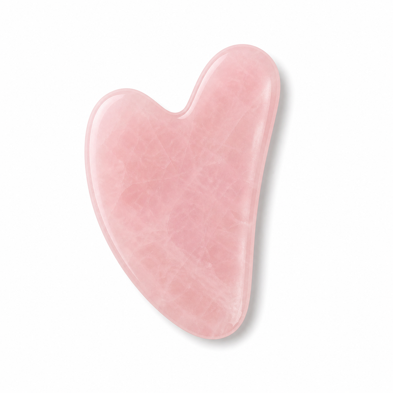 Rose Quartz Gua Sha Facial Massage Tool