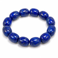 Lapis Lazuli Tumbled Bracelet | Natural Crystal Gemstone Bracelet