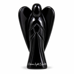 2 Inch Black Obsidian Angel