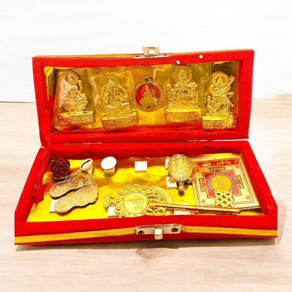 Dhan Laxmi Yantra Kit for Wealth, Prosperity & Success | Energized Vastu Yantra for Positive Energy,