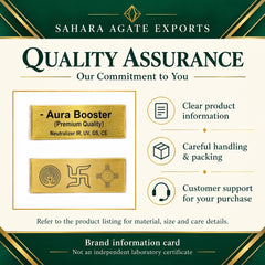 Aura Booster Gold-Tone Symbol Plate