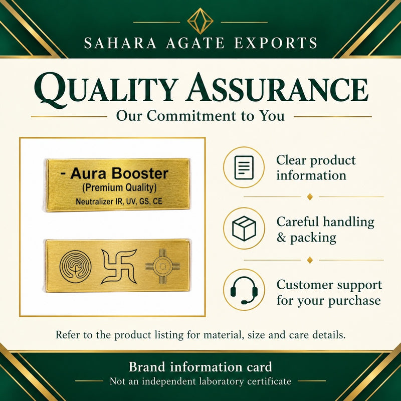 Aura Booster Gold-Tone Symbol Plate