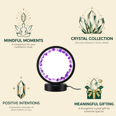 Natural Amethyst Raw Crystal Lamp