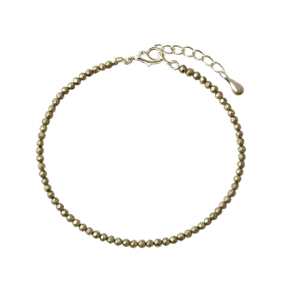 Natural Pyrite Anklet