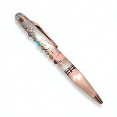 7 Chakra Buddha Pyrite Pen – Healing Crystal Energy Pen for Positivity, Focus & Prosperity