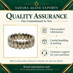 Pyrite Diamond-Cut Square Bracelet