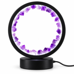 Natural Amethyst Raw Crystal Lamp
