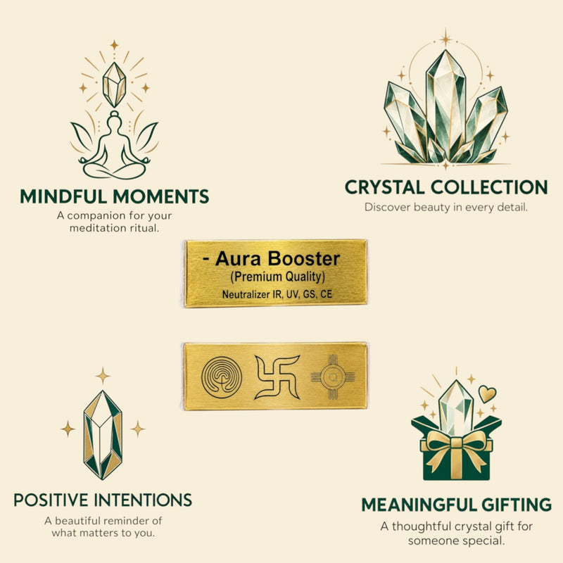 Aura Booster Gold-Tone Symbol Plate