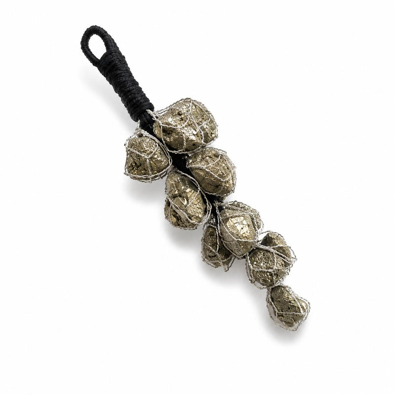 Pyrite Raw Crystal Hanging | Natural Gemstone Wall & Car Hanging