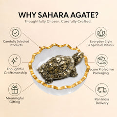 Pyrite Tortoise in Selenite Bowl Combo – Wealth Attraction & Cleansing Feng Shui Set