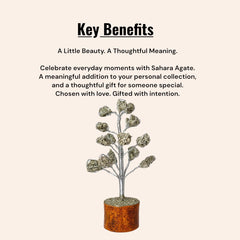 Natural Pyrite Raw Stone Tree for Desk & Home Décor