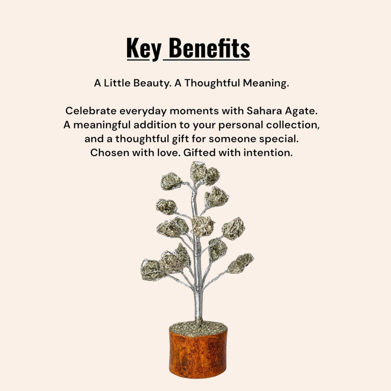 Natural Pyrite Raw Stone Tree for Desk & Home Décor