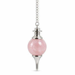 Rose Quartz Sphere Pendulum