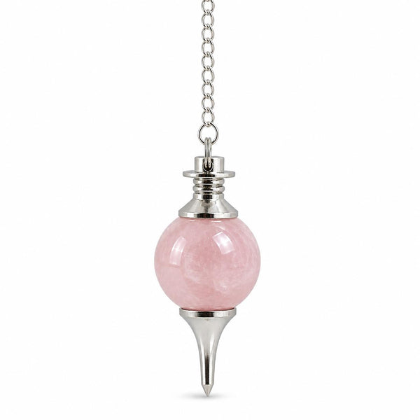 Rose Quartz Sphere Pendulum