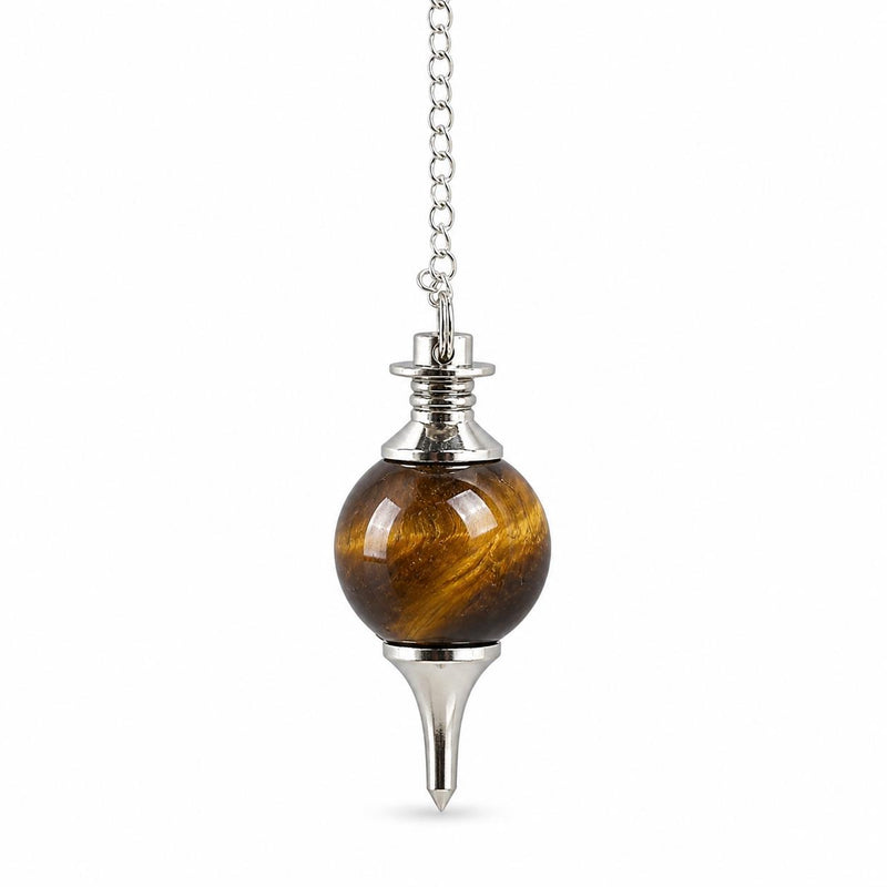 Tiger Eye Sphere Pendulum